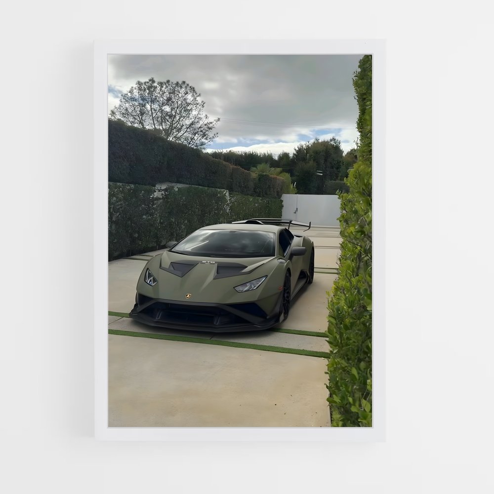 Poster Huracan Lamba – affiche Lamborghini (vue 3)
